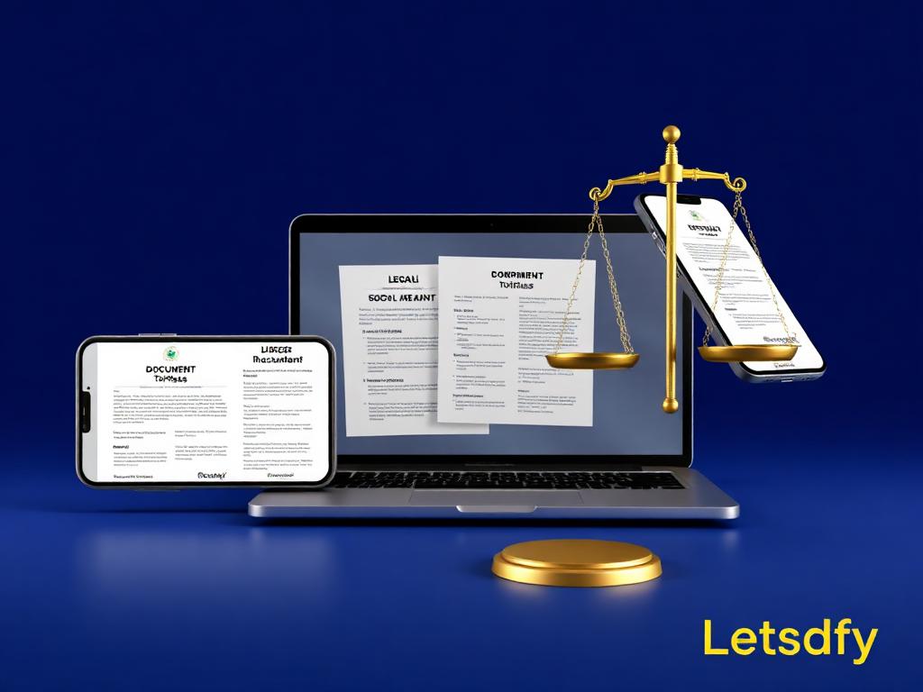 Legal drafts accessible on mobile and desktop